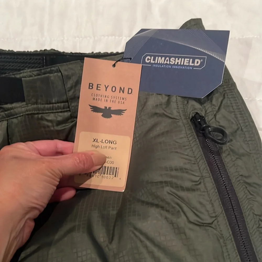XL Climashield ALL weather pants in deep green - Picture 2 of 4